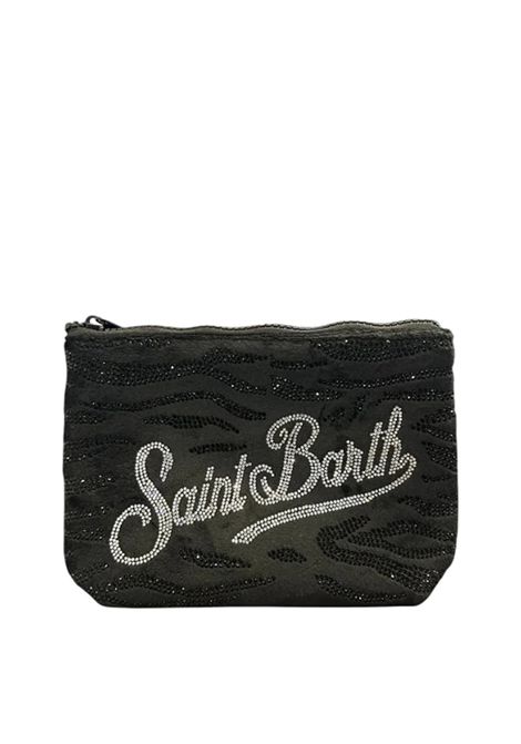Pochette con strass SAINT BARTH | ALI0032 ALINE STRASS00275I ZEBRA 00 STRASS